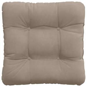 Polštáře na sedadla 4 pcs Taupe 45 x 45 cm Mikrovlákno - obrázek 7