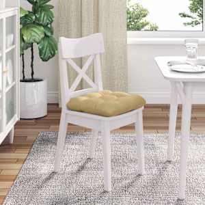 Polštáře na sedadla 4 pcs Šedozelená 45 x 45 cm Žebrovaná látka - obrázek 4