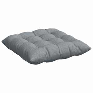 Polštáře na sedadla 4 pcs Světle šedá 40 x 40 x 6 cm textil - obrázek 5