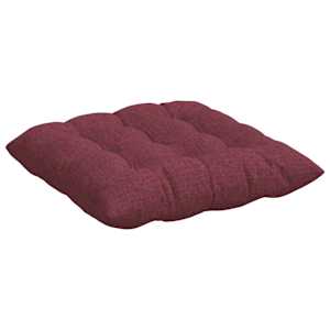Polštáře na sedadla 4 pcs Víno Červené 40 x 40 x 6 cm textil - obrázek 5