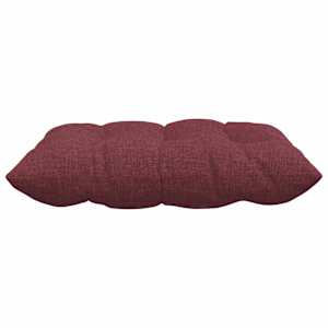 Polštáře na sedadla 4 pcs Víno Červené 40 x 40 x 6 cm textil - obrázek 6