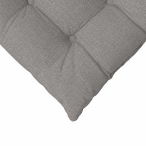Polštáře na sedadla 4 pcs Taupe 40 x 40 x 6 cm textil - obrázek 9