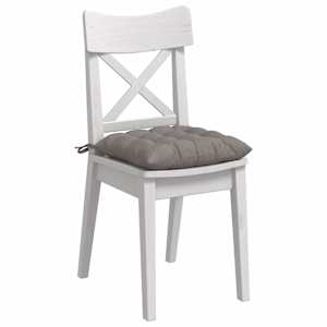 Polštáře na sedadla 4 pcs Taupe 40 x 40 x 6 cm textil - obrázek 3