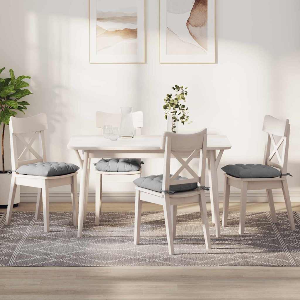 vidaXL Perne de Șezut 2 pcs Gri nori 40 x 40 x 6 cm țesătură