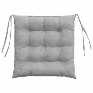 Polštáře na sedadla 4 pcs Oblačno šedá 40 x 40 x 6 cm textil - obrázek 7
