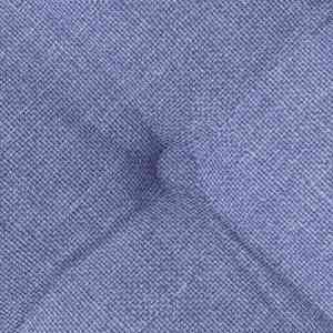 Polštáře na sedadla 4 pcs Modrá džínovina 40 x 40 x 6 cm textil - obrázek 8
