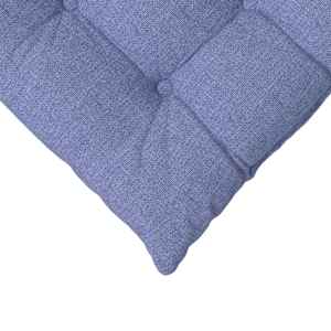 Polštáře na sedadla 4 pcs Modrá džínovina 40 x 40 x 6 cm textil - obrázek 9