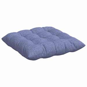 Polštáře na sedadla 4 pcs Modrá džínovina 40 x 40 x 6 cm textil - obrázek 5
