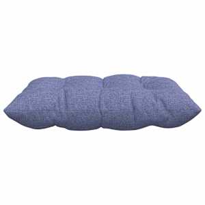 Polštáře na sedadla 4 pcs Modrá džínovina 40 x 40 x 6 cm textil - obrázek 6