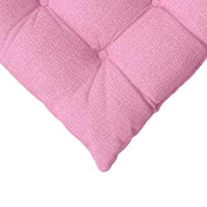 Polštáře na sedadla 4 pcs Růžová 40 x 40 x 6 cm textil - obrázek 9
