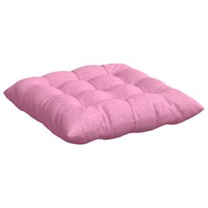 Polštáře na sedadla 4 pcs Růžová 40 x 40 x 6 cm textil - obrázek 5