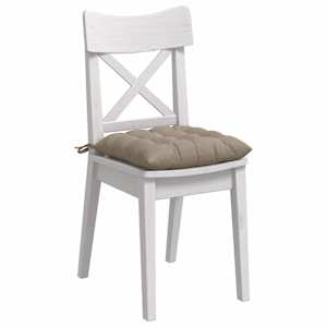 Polštáře na sedadla 4 pcs Taupe 40 x 40 x 6 cm Mikrovlákno - obrázek 3