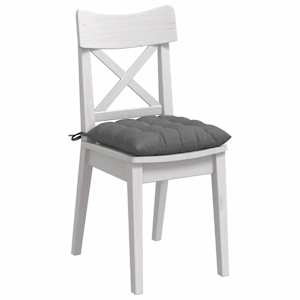 Polštáře na sedadla 4 pcs Tmavě šedá 40 x 40 x 6 cm Mikrovlákno - obrázek 3