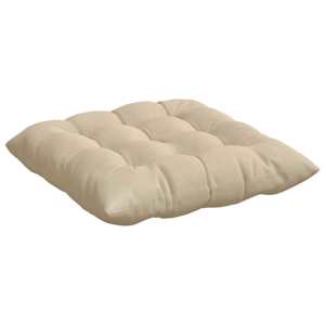 Polštáře na sedadla 4 pcs Krémová 40 x 40 x 6 cm Mikrovlákno - obrázek 5