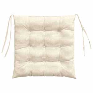 Polštáře na sedadla 4 pcs Krémová 40 x 40 x 6 cm - obrázek 7