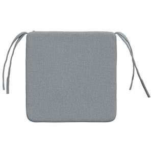 Polštáře na sedadla 4 pcs Světle šedá 40 x 40 x 3 cm textil - obrázek 7