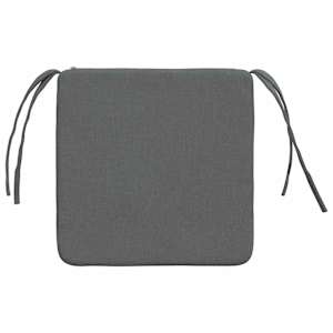 Polštáře na sedadla 4 pcs Tmavě šedá 40 x 40 x 3 cm textil - obrázek 7