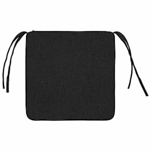 Polštáře na sedadla 4 pcs Černá 40 x 40 x 3 cm textil - obrázek 7