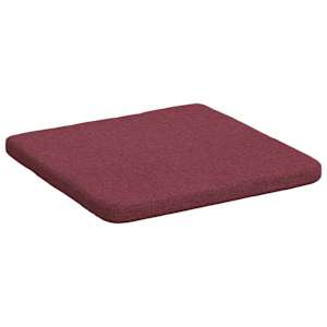 Polštáře na sedadla 4 pcs Víno Červené 40 x 40 x 3 cm textil - obrázek 5