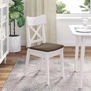Polštáře na sedadla 4 pcs Hnědá 40 x 40 x 3 cm textil - obrázek 4