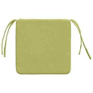 Polštáře na sedadla 4 pcs Světlá zelená 40 x 40 x 3 cm textil - obrázek 7