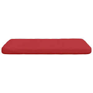 Polštáře na sedadla 4 pcs Červená 40 x 40 x 3 cm textil - obrázek 6