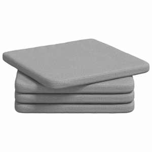 vidaXL Istumispatjad 4 tk kangas Pilvine hall 40 x 40 x 3 cm