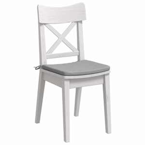 Polštáře na sedadla 4 pcs Oblačno šedá 40 x 40 x 3 cm textil - obrázek 3