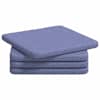 vidaXL Istumispatjad 4 tk kangas Jeans sinine 40 x 40 x 3 cm