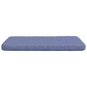Polštáře na sedadla 4 pcs Modrá džínovina 40 x 40 x 3 cm textil - obrázek 6