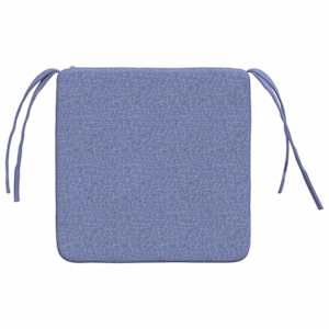 Polštáře na sedadla 4 pcs Modrá džínovina 40 x 40 x 3 cm textil - obrázek 7