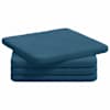 vidaXL Istumispatjad 4 tk Samet Sinine 40 x 40 x 3 cm