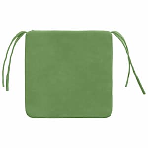 Polštáře na sedadla 4 pcs Světlá zelená 40 x 40 x 3 cm samet - obrázek 7