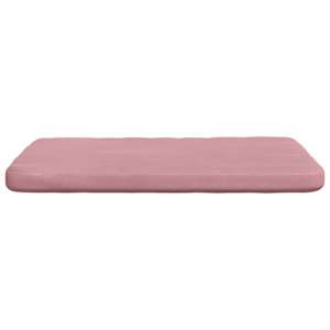 Polštáře na sedadla 4 pcs Růžová 40 x 40 x 3 cm samet - obrázek 6