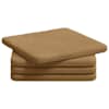 vidaXL Istumispatjad 4 tk Samet Pruun 40 x 40 x 3 cm