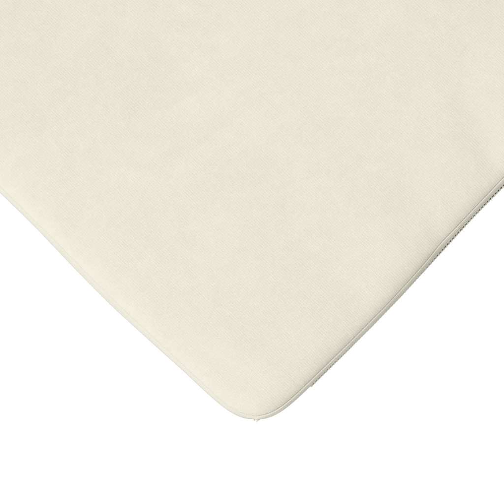 Μαξιλάρια καθισμάτων 4 pcs Κρεμ 40 x 40 x 3 cm Βελούδο - Image 8