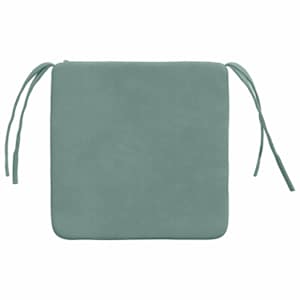 Polštáře na sedadla 4 pcs Mořská zelená 40 x 40 x 3 cm samet - obrázek 7
