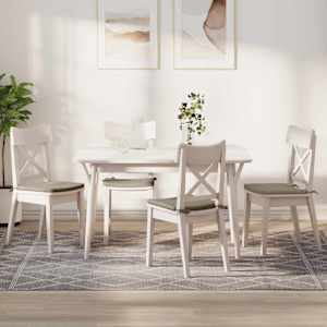 Sedežne blazine 4 pcs Taupe 40 x 40 x 3 cm Mikrofiber tkanina