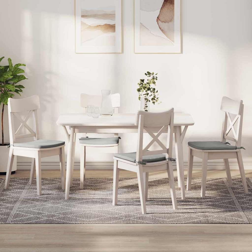 vidaXL Perne de Șezut 4 pcs Gri deschis 40 x 40 x 3 cm