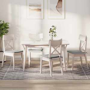 Sedežne blazine 4 pcs Svetlo siva 40 x 40 x 3 cm