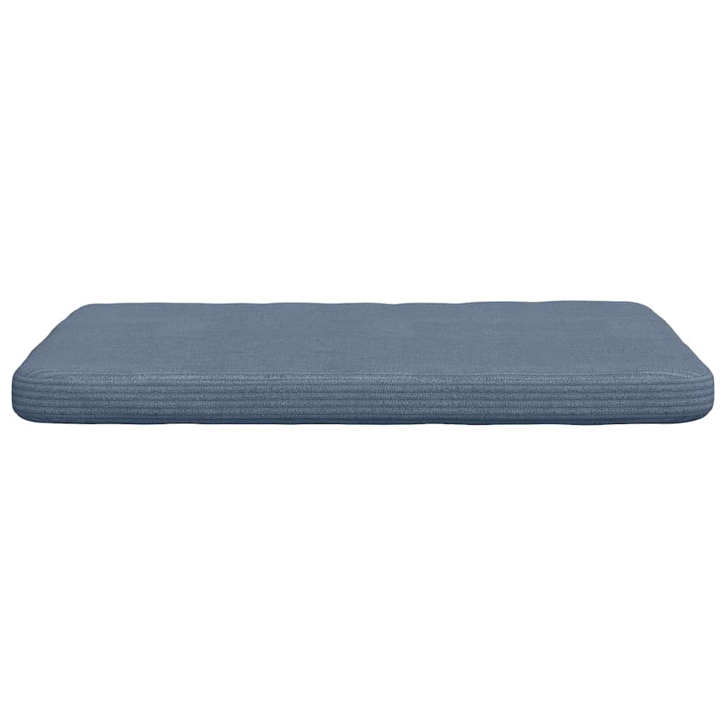 Zitkussens 4 stuks Blauw 40 x 40 x 3 cm Cordstof image 6