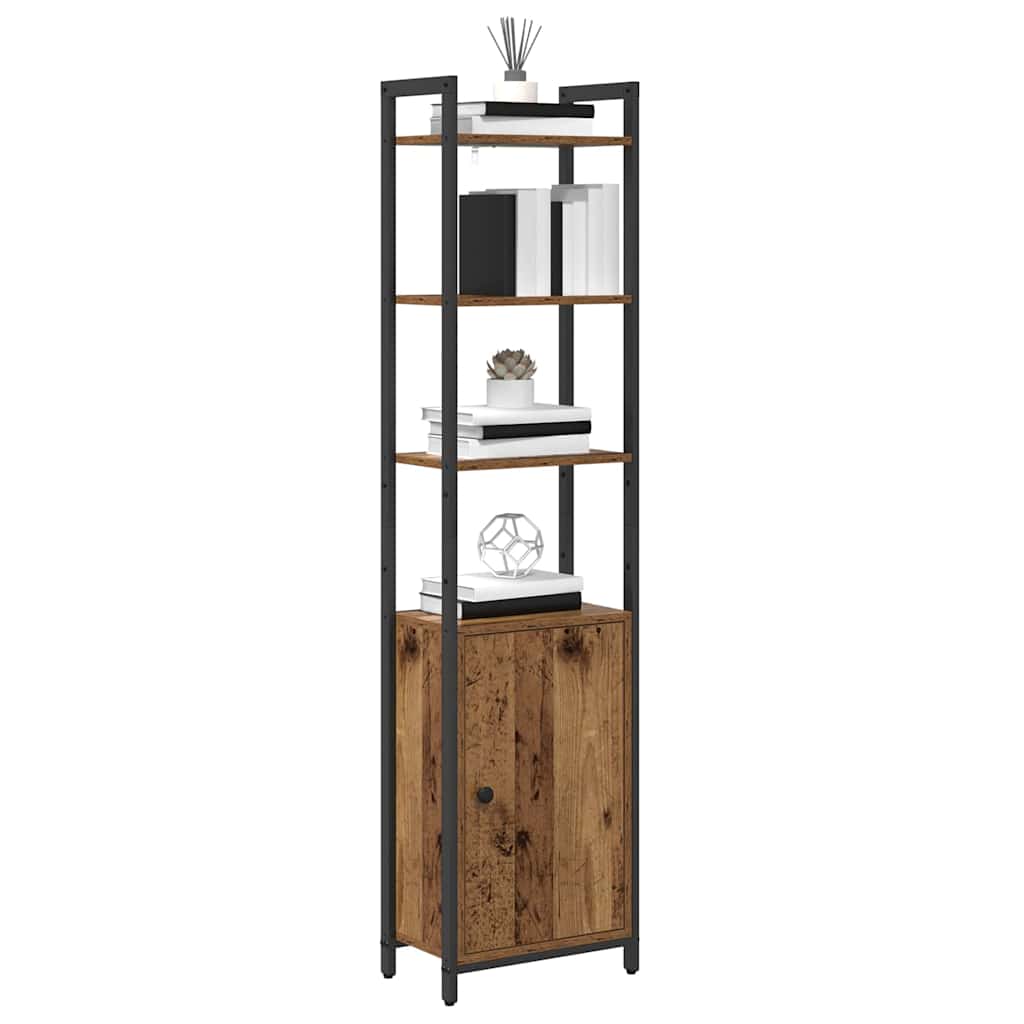 vidaXL Boekenkast Oud Hout 40 x 24 x 161 cm Bewerkt hout