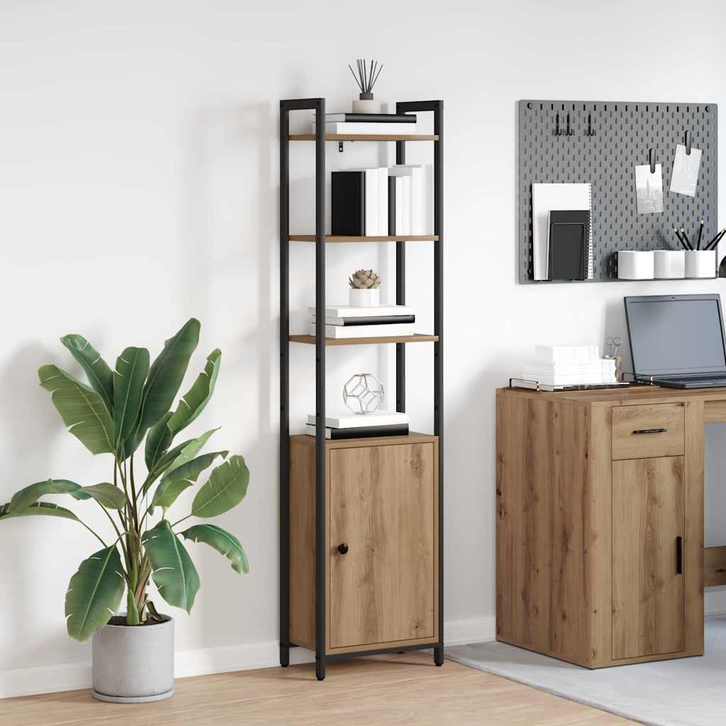 vidaXL Dulap pentru cărți Stejar Artizanal 40 x 24 x 161 cm