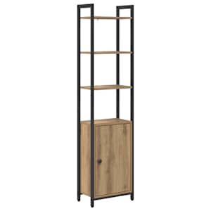 vidaXL Raamaturiiul 6 tasandit 40 x 24 x 161 cm Tehispuit K&auml;sit&ouml;&ouml;puu