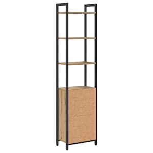 Knihovna Artisanový dub 40 x 24 x 161 cm kompozitní dřevo - obrázek 8