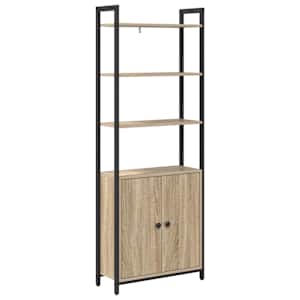 Knihovna Sonoma dub 60 x 24 x 161 cm kompozitní dřevo - obrázek 2