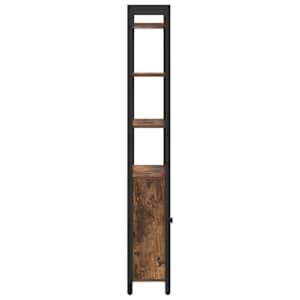 Knihovna Kouřový dub 60 x 24 x 161 cm kompozitní dřevo - obrázek 7