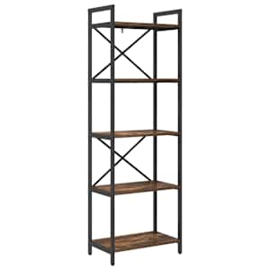 vidaXL Raamatukapp 5 tasandit 56 x 34 x 171 cm Tehispuit