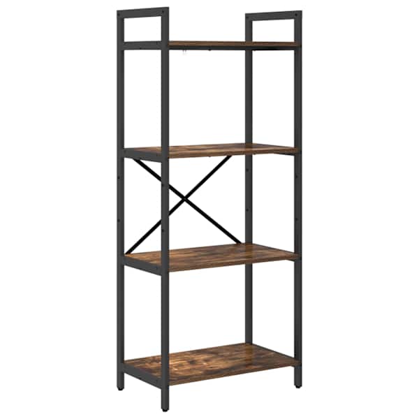 vidaXL Raamatukapp 4 tasandit 56 x 34 x 133,5 cm Tehispuit