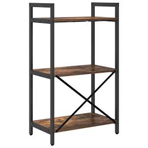 Knihovna Kouřový dub 56 x 34 x 96 cm kompozitní dřevo - obrázek 7